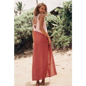 Lulu's Pink and Red Swim Coverup